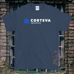 Black/White/Gray/Navy T-Shirt Corteva Made In USA Size S to 5XL