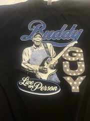 Gildan Heavy Cotton Buddy Guy Live in Person Tour 2023 Black Tee XL