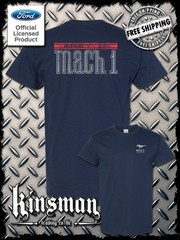 Ford Mustang 50 Years Mach 1 T-Shirt 2-Sided – Official Licensed Product