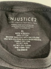 Injustice 2 T-Shirt XL Black DC Comics Loot Crate Exclusive Batman Superman Game