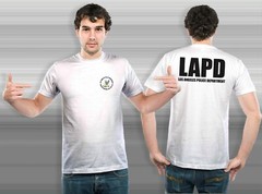 LAPD LOS ANGELES POLICE LOGO T-SHIRT USA SIZE S M L XL 2XL 3XL