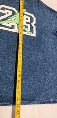 JORDAN LEGACY AJ13 LONG-SLEEVE TEE *Blue Textured Fabric Look*Mens XXL