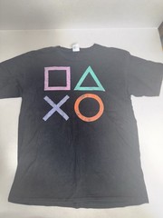 Port And Company PlayStation Buttons Mens Large Black Short Sleeve T-Shirt