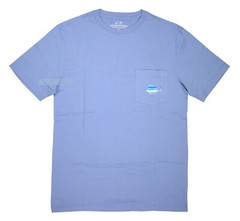 NWT Vineyard Vines Men SS Whale Pocket Crew Tee T-Shirt “SAILFISH WHALE LINE”