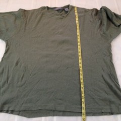 PIERRE CARDIN Rayon Blend Crew Neck Short Sleeve Ribbed Pullover Shirt Men’s XL