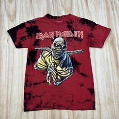 Iron Maiden Piece of Mind Eddie Double Sided Graphic T-Shirt S Metal Band Tee