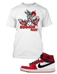 Chicago Buggin Out Sneaker Tee Shirt to Match J1 Hare RTP Pro Club / Shaka Sport