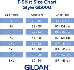 Gildan 3-PACK Men’s Heavy Cotton T-Shirt (Pack of 3) Bulk Solid Blank Regula Fit