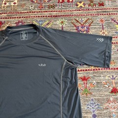 RAB Aeon T-shirt men’s short sleeve Base Layer climbing hiking Tech tee Size XL