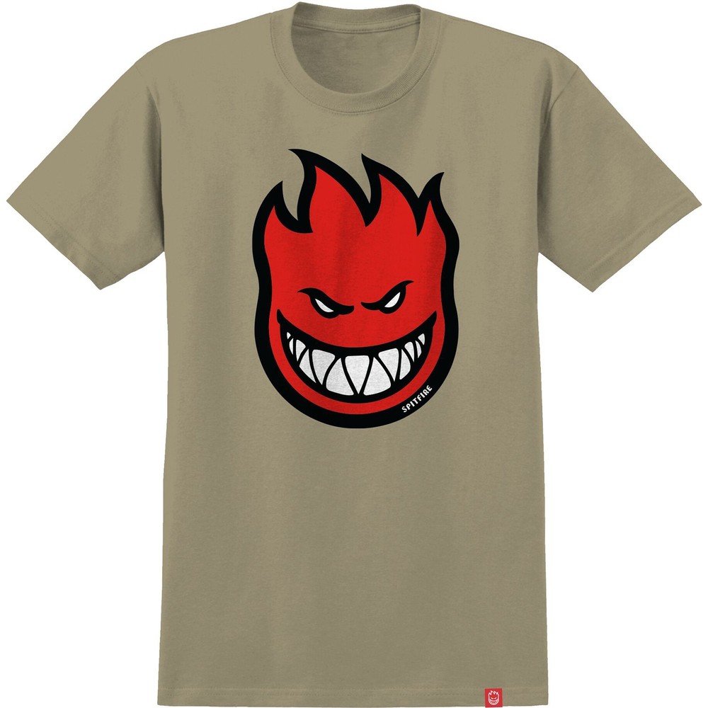 Spitfire Wheels Shirt Bighead Fill Sand/Red/Black/White