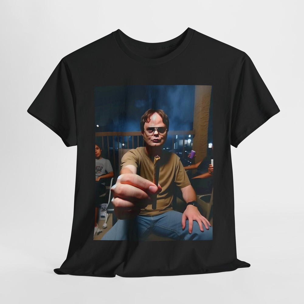 Funny Dwight Passing Blunt Unisex Tee, The Office Graphic Shirt, Sarcastic TV