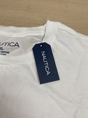 Nautica Graphic T-Shirt Short Sleeve Crew Neck Cotton Logo Bright White XL