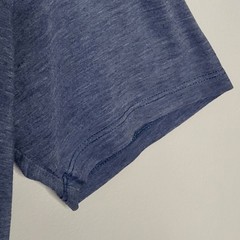 Marine Layer Absurdly Soft Signature Crew Neck Tee Heathered Blue Mens M/L