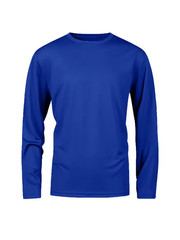 5 camisetas manga larga para hombres de secado rápido, Multicolor a la moda.