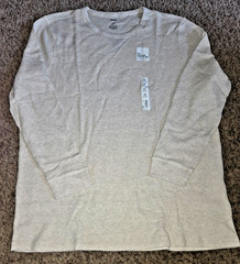 Mens Size 2XB Big & Tall Sonoma Goods For Life Ivory Waffle Thermal Tee