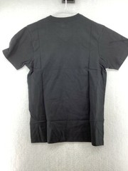 CSG Mens V Neck Short Sleeve Straight Hem Casual Black T Shirt Size Medium