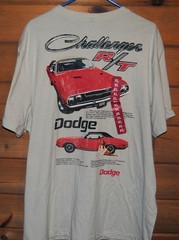 Dodge Challenger New w/ Tags Aged Look T Shirt- XL- READ DESCRIPTION