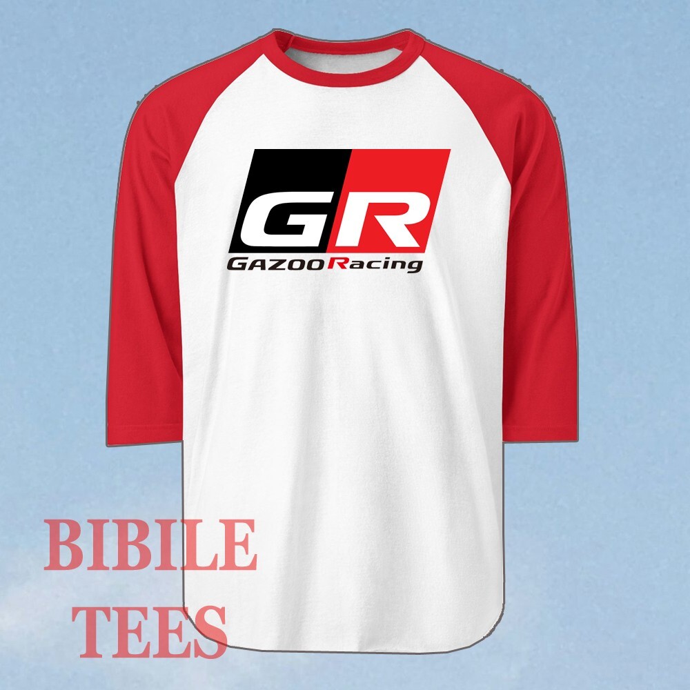 GR Gazoo Racing Men’s Raglan Red Size S to 2XL