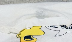 Rare 1990s Vintage Neon Bart Simpson Shirt Size M Does Have Some Spots As Shown