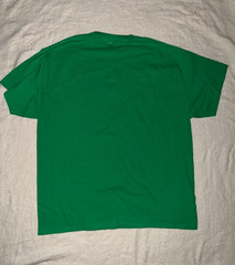 Branch Logo Green Graphic T Shirt XL Gildan Heavy Cotton Short Sleeve Tee