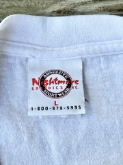 Vintage 90s Single Stitch Twin Cities Duathlon T-Shirt Mens L White Monroe LS