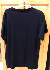 Polo Ralph Lauren Mens V neck T-Shirt Jet Black Classic Large New NWOT Cotton