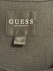 GUESS LOS ANGELES MEN CREWNECK , ZIPPER DETAIL, COLORFUL GRAPHIC PRINT~SHIRT Lg.