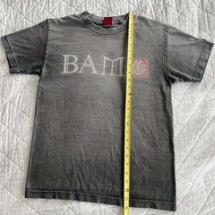 Vintage BAM Margera Element HIM Tshirt Size Small Gray 2000s Skate Faded Worn