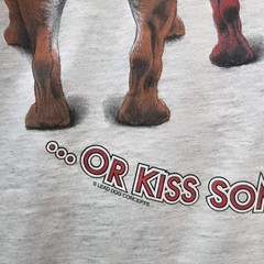 Vintage Size L 1990s Bulldog Be The Lead Dog T Shirt Lead Dog Concepts Tultex