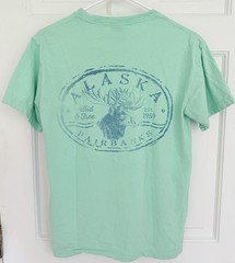 Alaska Fairbanks Moose Comfort Colors Ring Spun T Shirt Men’s size S Unisex