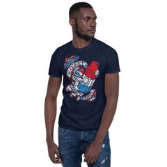 UFO Rocket Pop Astronaut Space Planet Tattoo ASTROPOP Shirt Summer Popsicle NASA