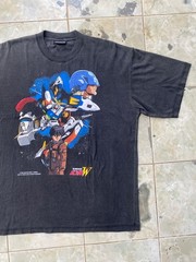 Rare Bootleg Gundam Wing Anime T Shirt XXL Nigata Club Rare Graphic Faded