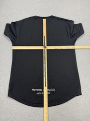 BYLT Drop Cut LUX Pocket Shirt Mens XL Black NTRS 2022 No Price Curved Hem Tee