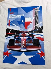 Formula 1 United States Grand Prix WHITE T-Shirt F1 Racing – Unisex Sz S