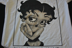 VTG NWOT Be Sexy Sweet Just Betty Boop Shirt Deadstock Large L 20326KS