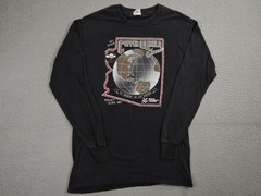 VINTAGE Cooper World Classic Shirt Mens Large Black 1986 Signal Car Auto Racing