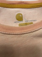 Carhartt Force Pocket T-Shirt Relaxed Fit Peach Short Sleeve Men’s Large