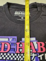 Bad Habits Anime Pink Car 2024 Black T-Shirt XL