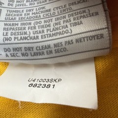 Vtg Nike Shirt Mens XL Yellow Embroidered Spellout Y2K Sports Silver Tag 2003