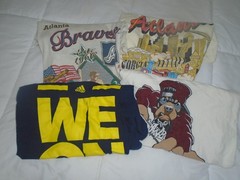 LOT of 4 Graphic T Shirts Sizes Multi