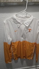 Tennessee Volunteers Unisex Fleece Pullover 1/4 Zip Orange, Size small