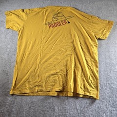 Hinano Shirt Mens 2XL Yellow Dont Splash Paddle Paddler Hawaiian Graphic Tee