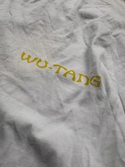 WU-TANG Hype Rare Big DragonLogo Streetwear White Longsleeve Unisex M Size