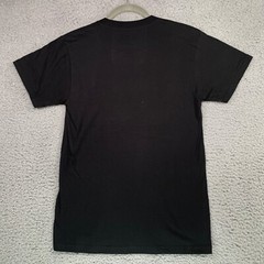 AC/DC Black Concert Band Rock 100% Cotton T Shirt Mens Size Small