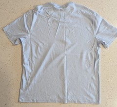 Murano Liquid Luxury Men’s T-Shirt in light blue Sz Lg Cotton Crew Neck
