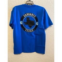 Carhartt Mens Texas Pocket T-Shirt – Royal Blue size small relaxed fit