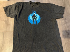 Halo Shirt XL Men’s Bungie 20th Anniversary Burn Blue 2011 Limited Run RARE Used