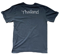 Thailand Tuk Tuk Taxi City T Shirt Sz L Travel Art Joligolf Black S/S Tee