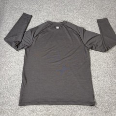Peter Millar Aurora Shirt Mens Small Grey Performance Long Sleeve Golf UPF 50
