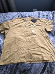 Men’s Levi’s 501 Graphic Relaxed Fit S.S. Lt. Brown Tee XXL. NWT.